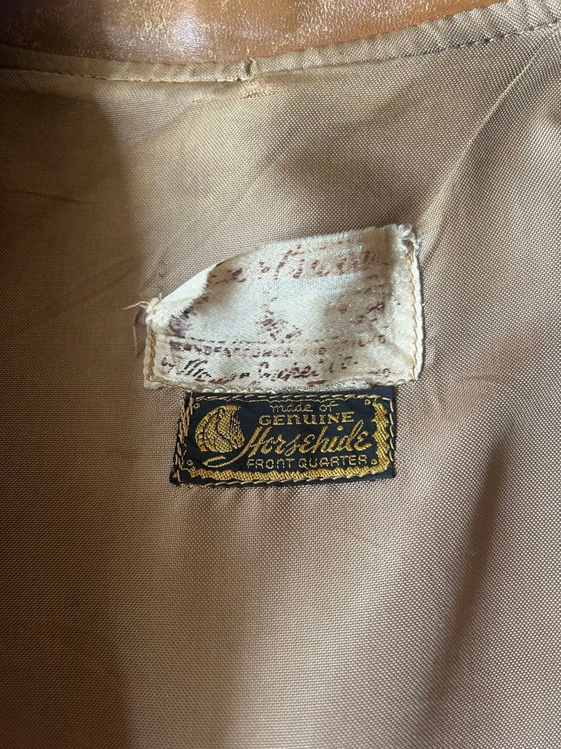 Hartman　40s〜50s ヴィンテージ レザージャケット