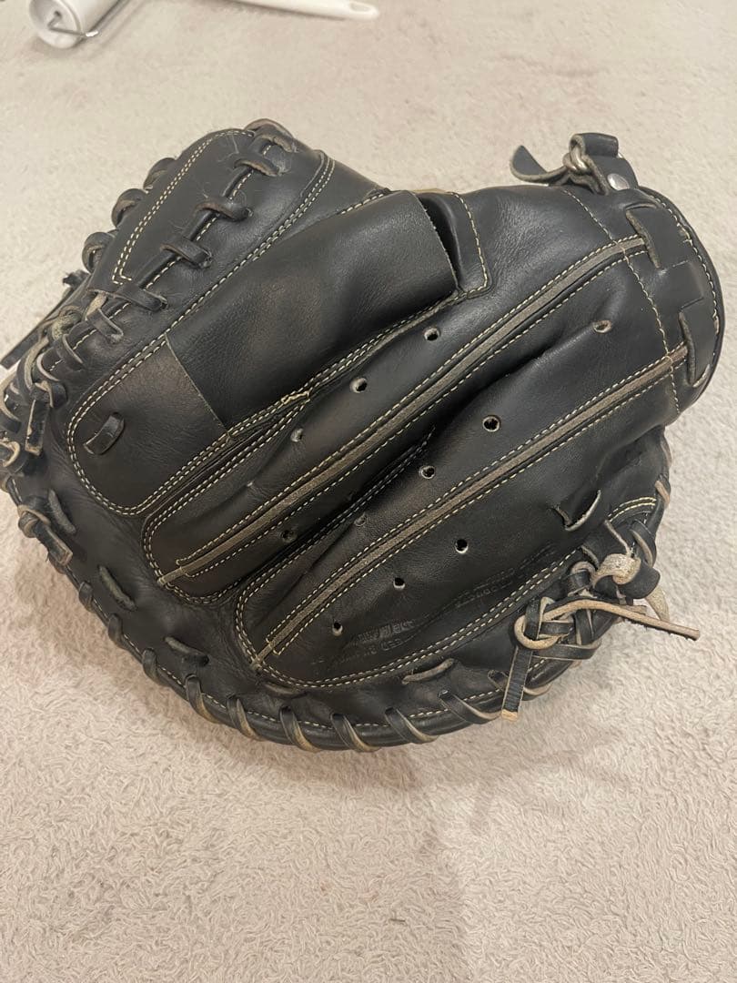 マ*オ様 ミズノ　グローバルエリート　キャッチャーミット　黒
