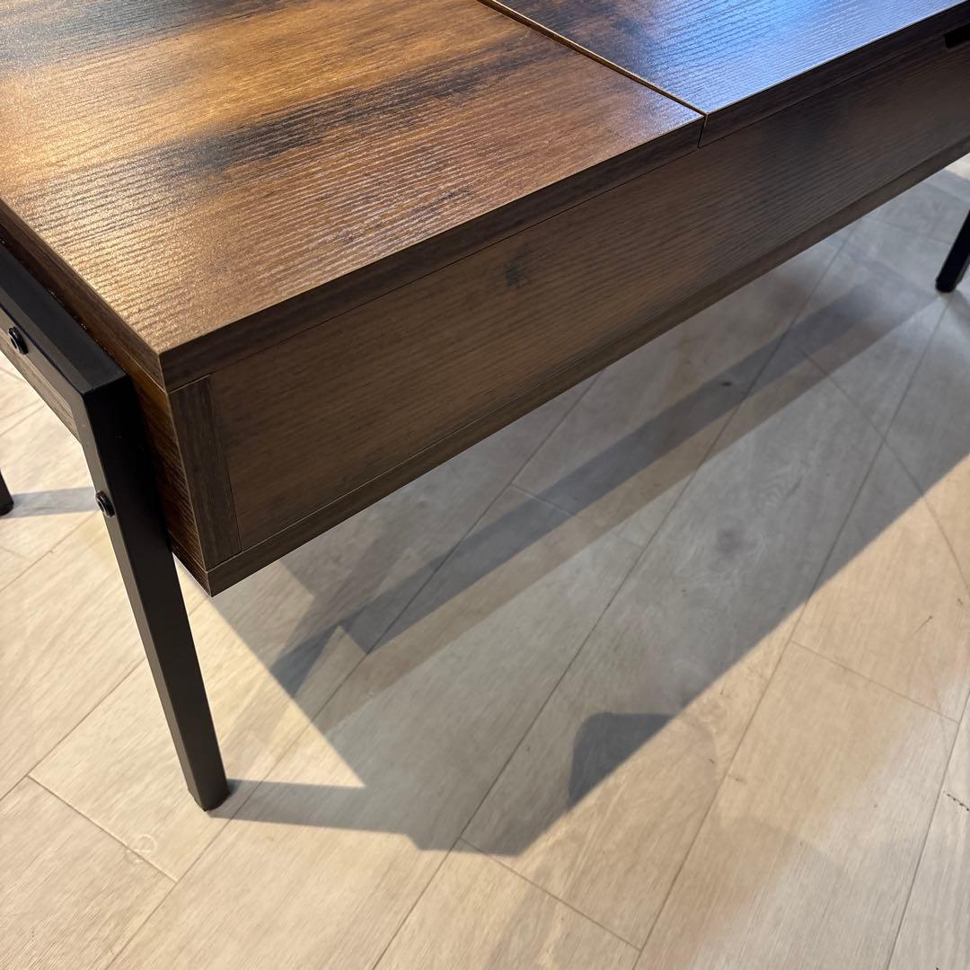 定価約¥15,000ジェイケイプラン KKS-0023-BKBR 昇降式テーブル