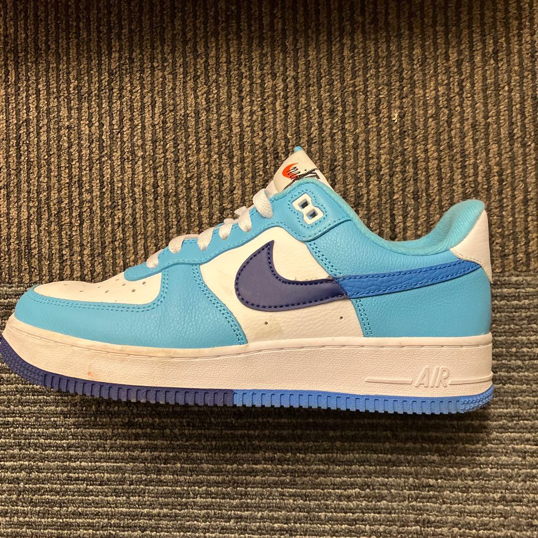 Nike Air Force 1 ブルー/ホワイト 25cm