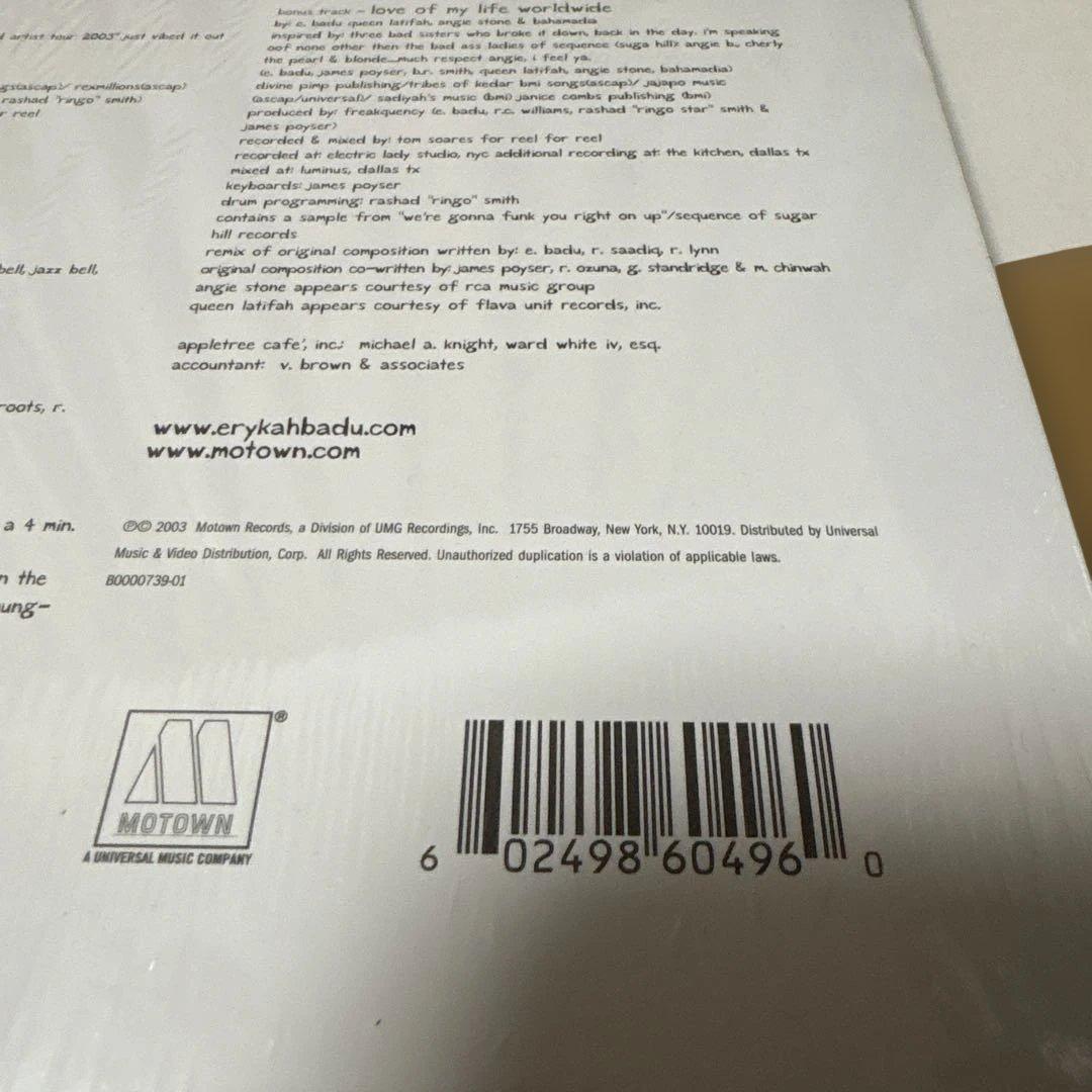 洋楽 erykah badu worldwide underground