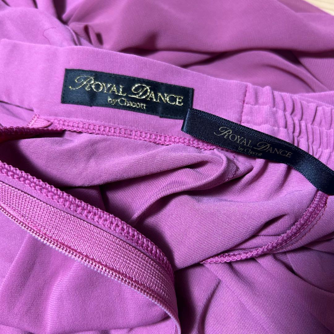 Chacott チャコット ロイヤルダンス ピンク フレアスカート シースルー