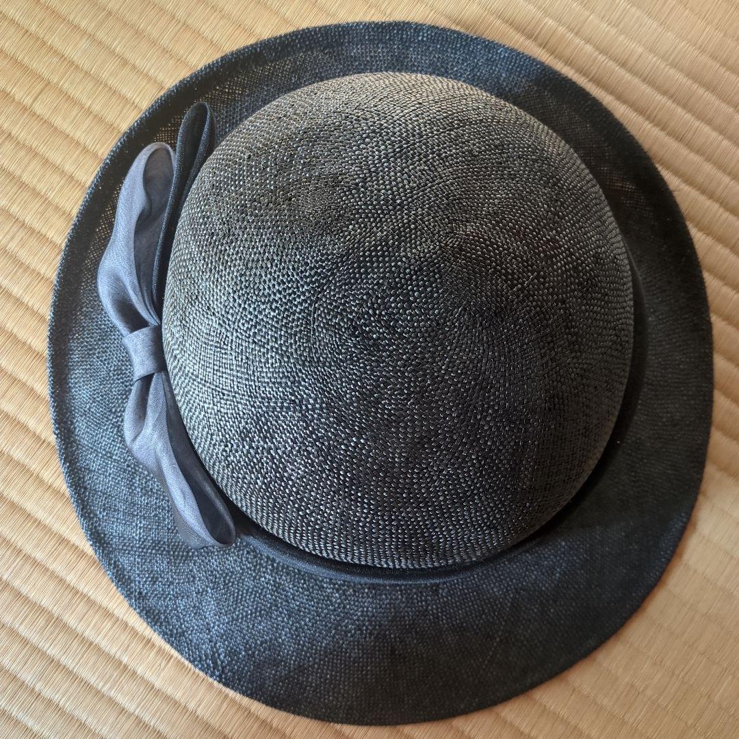 maxim マキシン　帽子　黒メッシュ　夏