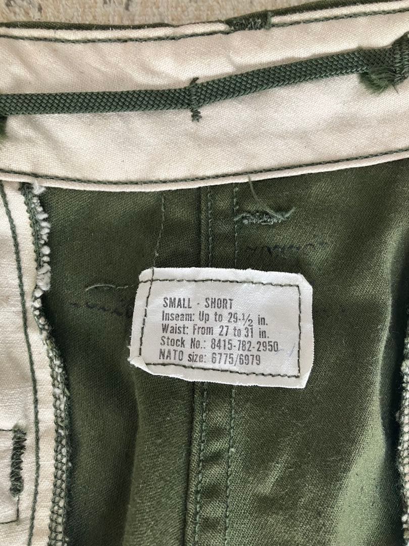 美品70s M65　カーゴパンツ SMALL-SHORT USARMY 米軍実物