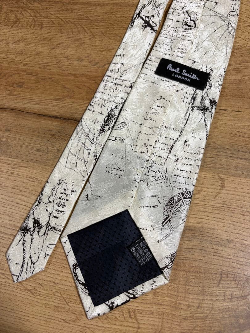 【レア柄】Paul Smith アートプリント ネクタイ シルク 希少
