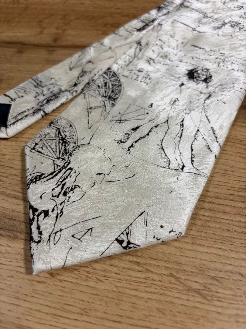 【レア柄】Paul Smith アートプリント ネクタイ シルク 希少