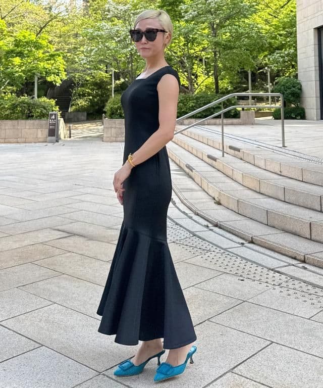 JENNE　マーメイドカットソーワンピース　Lサイズ　試着のみ