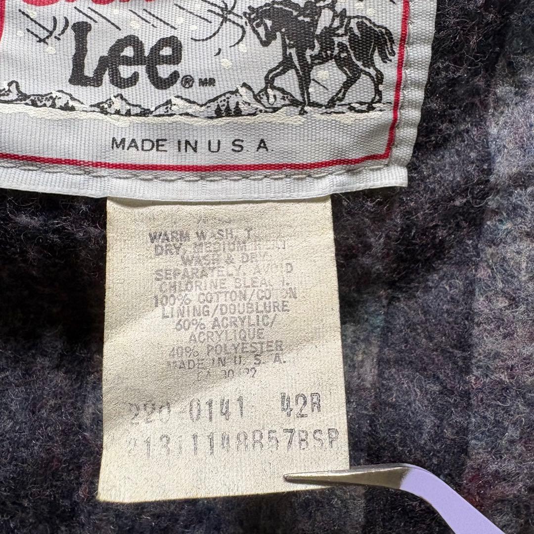 た*ン様 極美品】70s 80s Lee ストームライダー 220 USA製 真