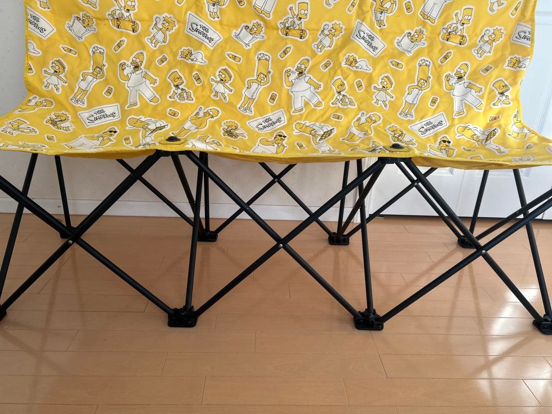 ザ・シンプソンズ 折りたたみアウトドアチェア3人がけ　レア　非売品