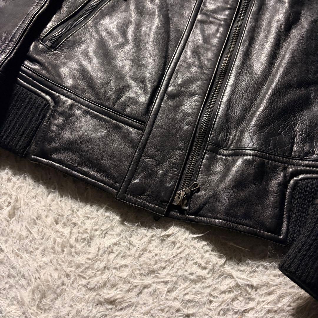 j*7様 【超名作・希少サイズ48】シェラック 赤西仁着 レザーライダース 有閑