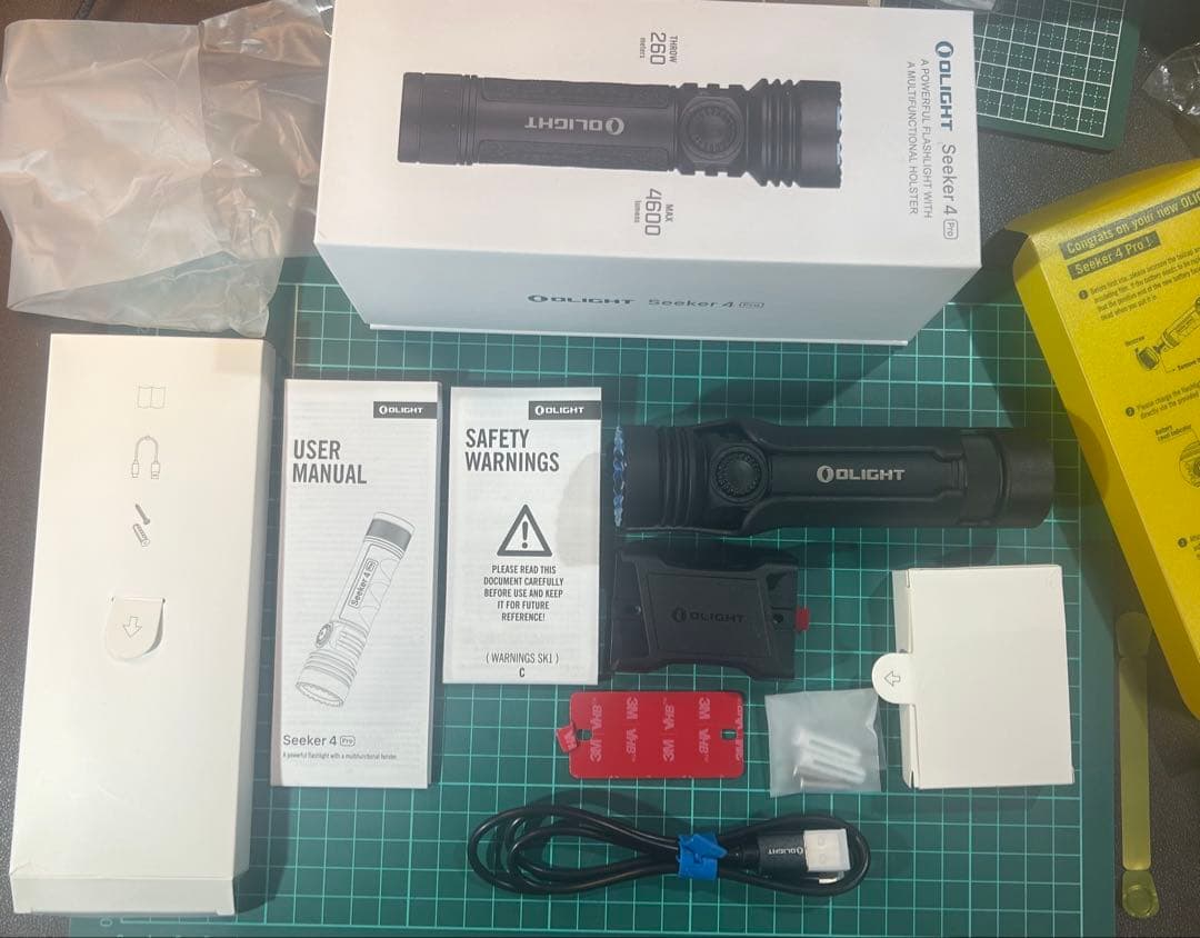 【OLIGHT】Seeker 4 Pro Black オーライト　シーカー4プロ