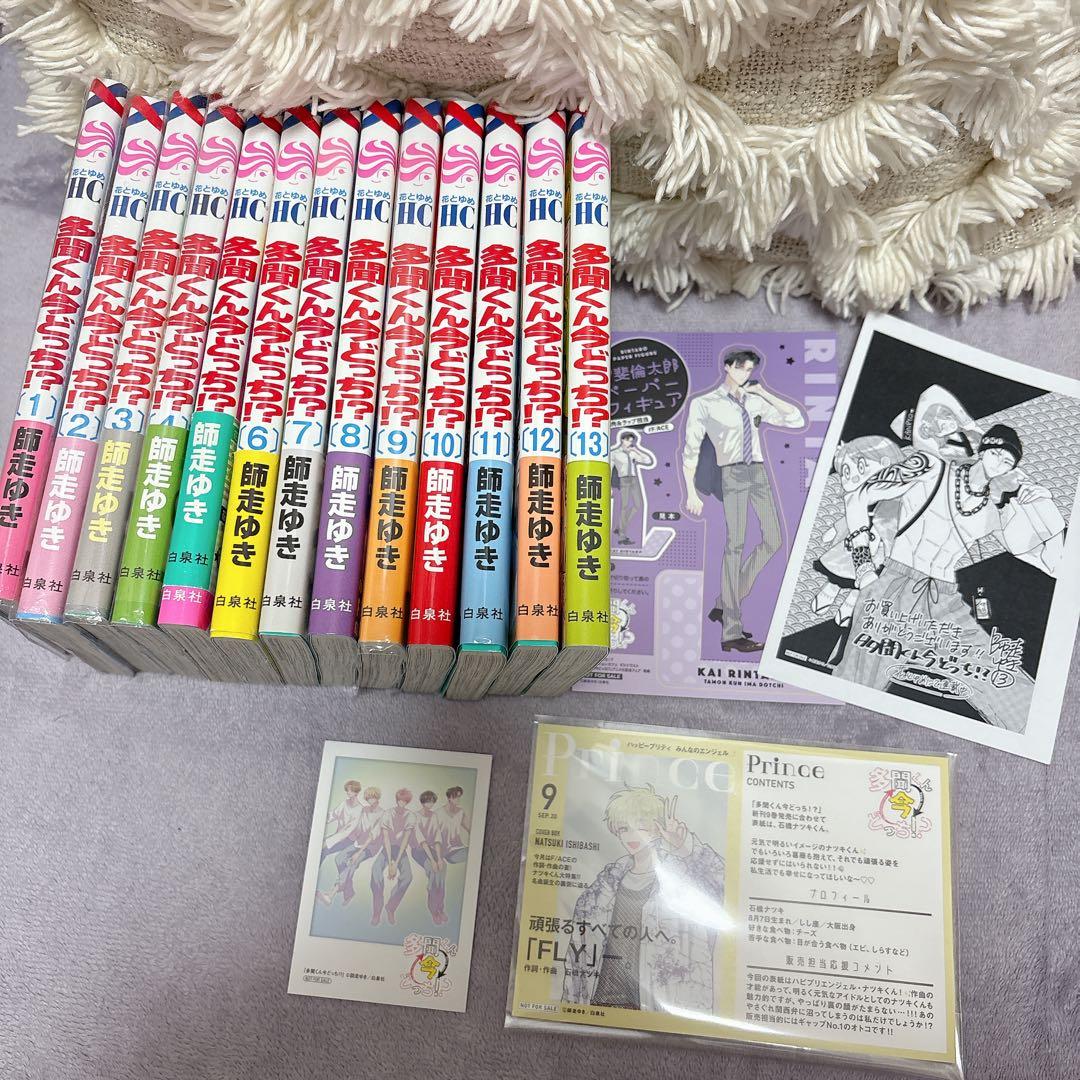 多聞くん今どっち⁉︎ 1-13巻セット　全巻　アニメイト特典　ミニフォトカード