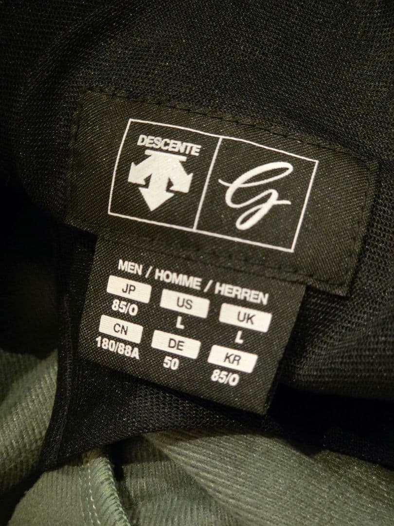 ・DESCENTE GOLF ニットボンディング PT ZERO ロングパンツ