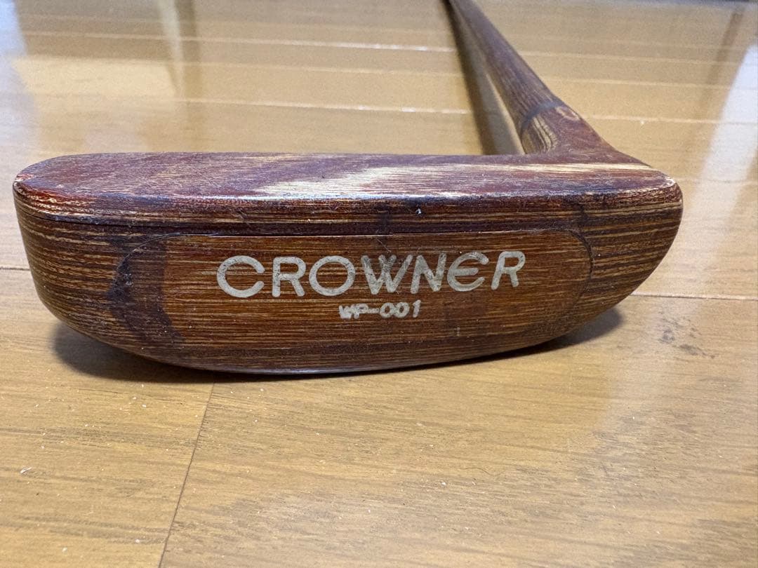 希少品・CROWNER WP-001 木製パター ウッドパター