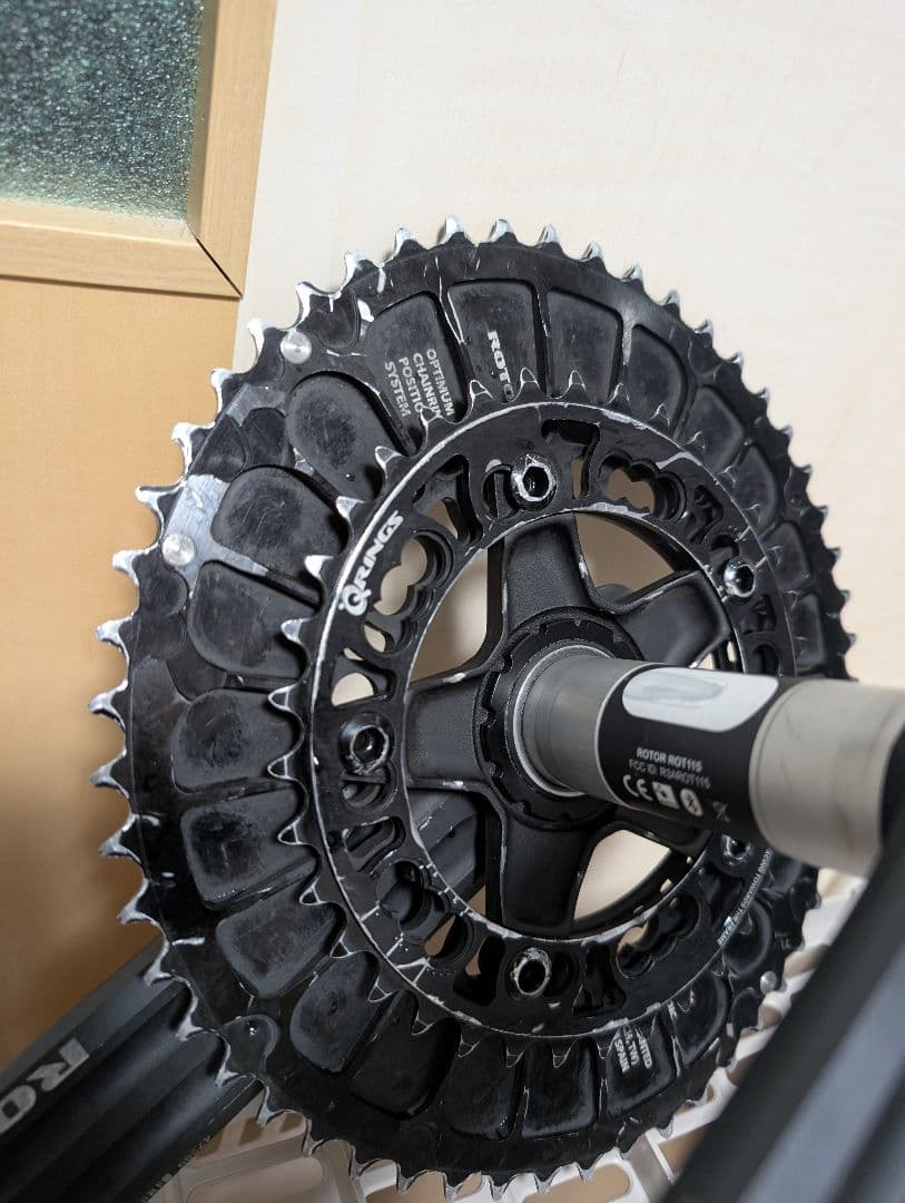 Rotor 2INPOWER パワーメーター クランクセット 楕円リング