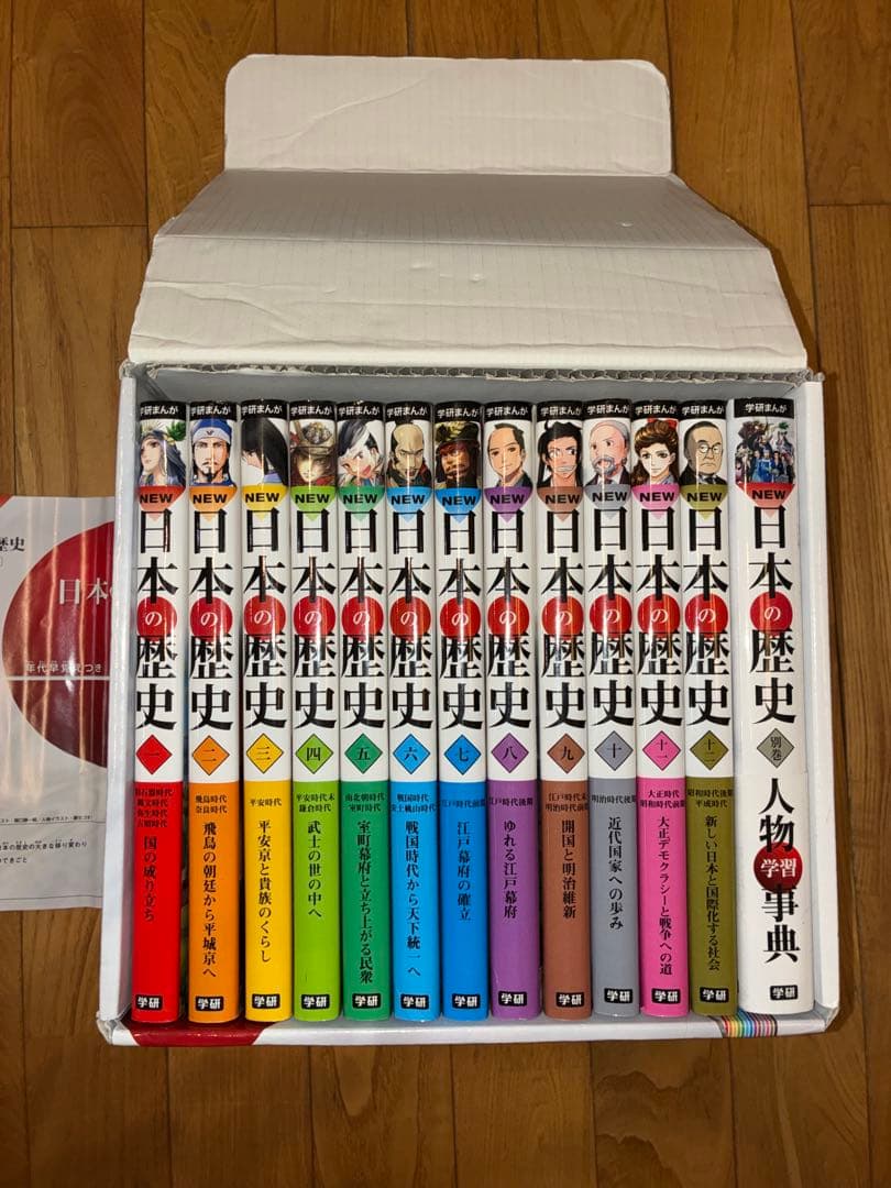 学研学研まんが　NEW日本の歴史　全12巻　＋別巻人物学習辞典　13冊セット
