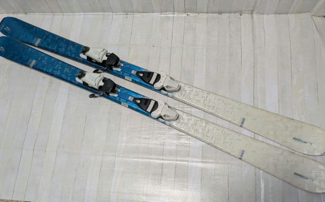 elán スキー板 ビンディング付き ホワイト