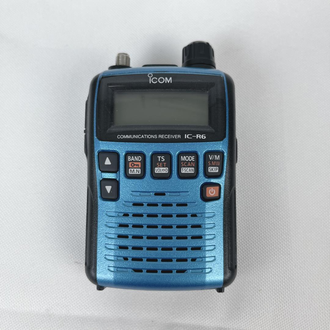 美品☘️ Icom IC-R6 受信機　メタリックブルー　エアバンド