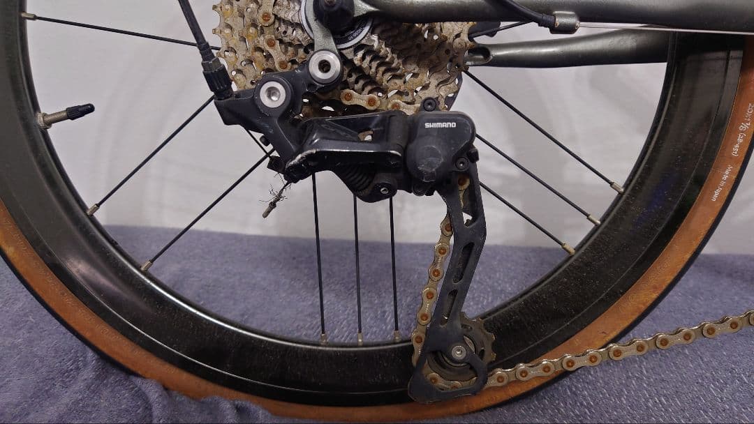 千葉県発 tern amp-f1 ドロップハンドル仕様　451 ミニベロ