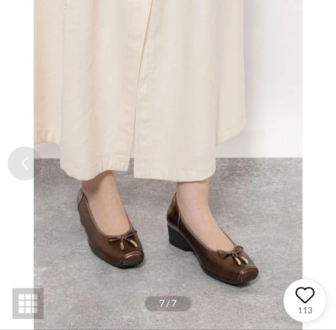 新品 fitfit フィットフィット 撥水 ストレッチレザー 本革 パンプス