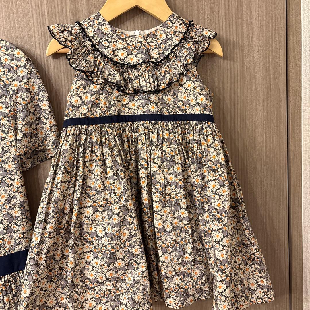 リバティ♡親子ワンピース　おそろい　お祝い