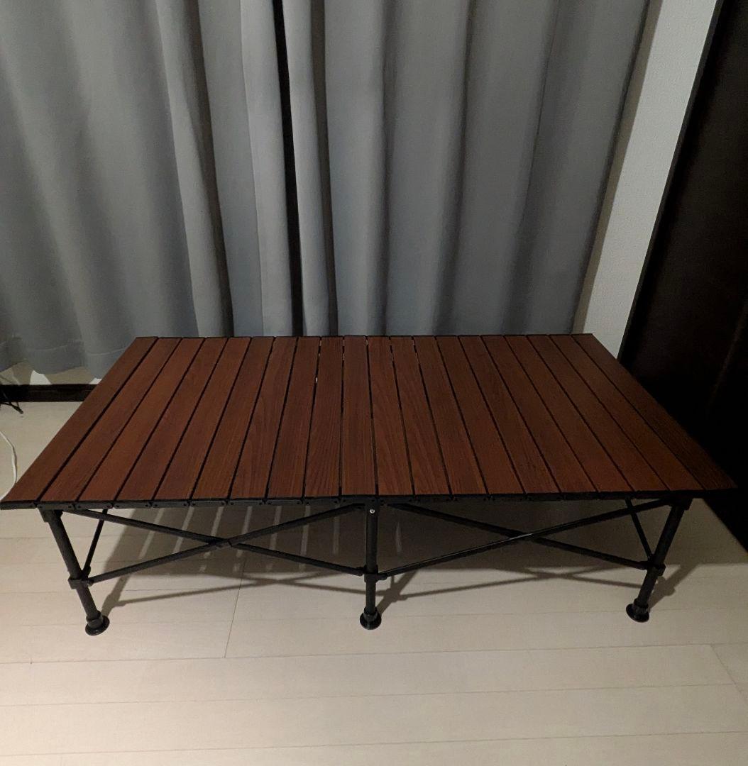 BUNDOKアルミロールテーブル115cm