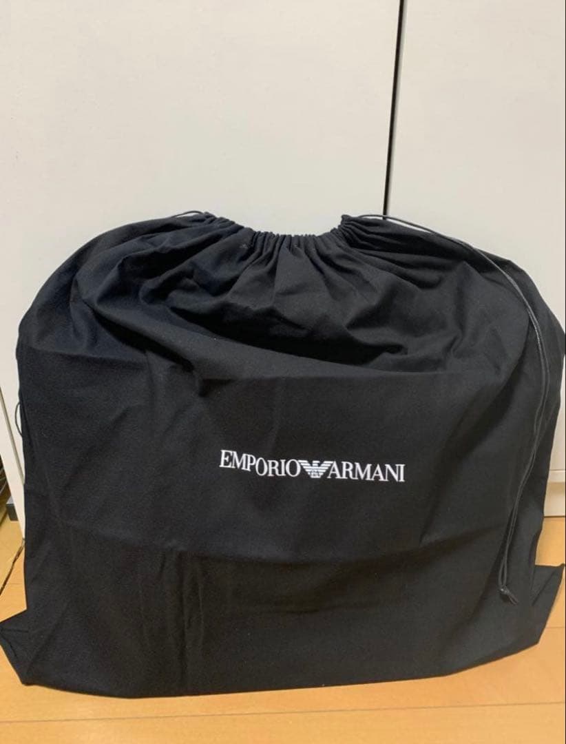 新品未使用タグ付きEMPORIO ARMANI アルマーニ 黒トートバッグ