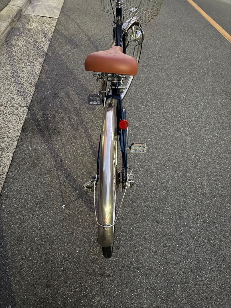 154 自転車 大阪市 【引取り限定】 27インチ 美品 変速付き