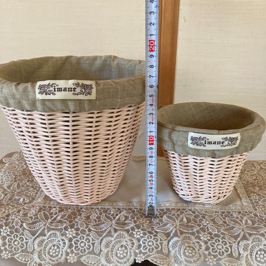 イマン　プランターカバー大・小セット