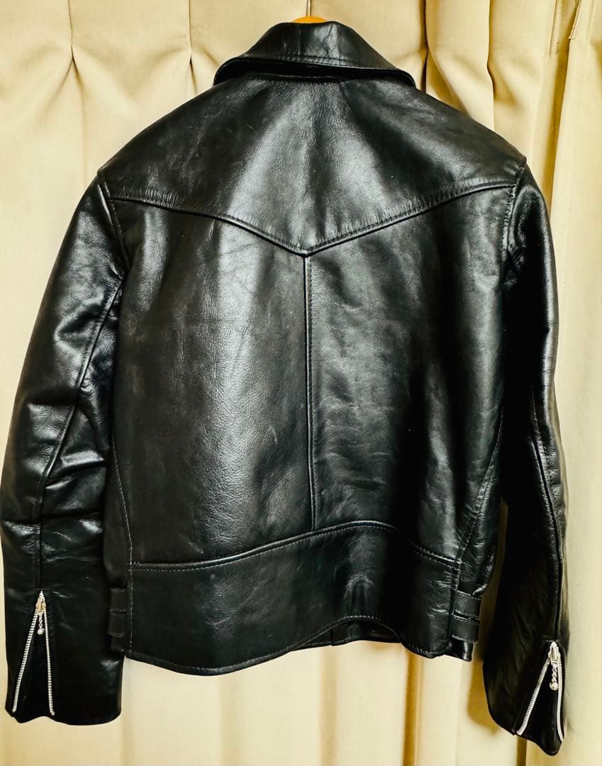 K*o様 レザーライダースジャケット　ライトニングタイプ　タイトフィット
