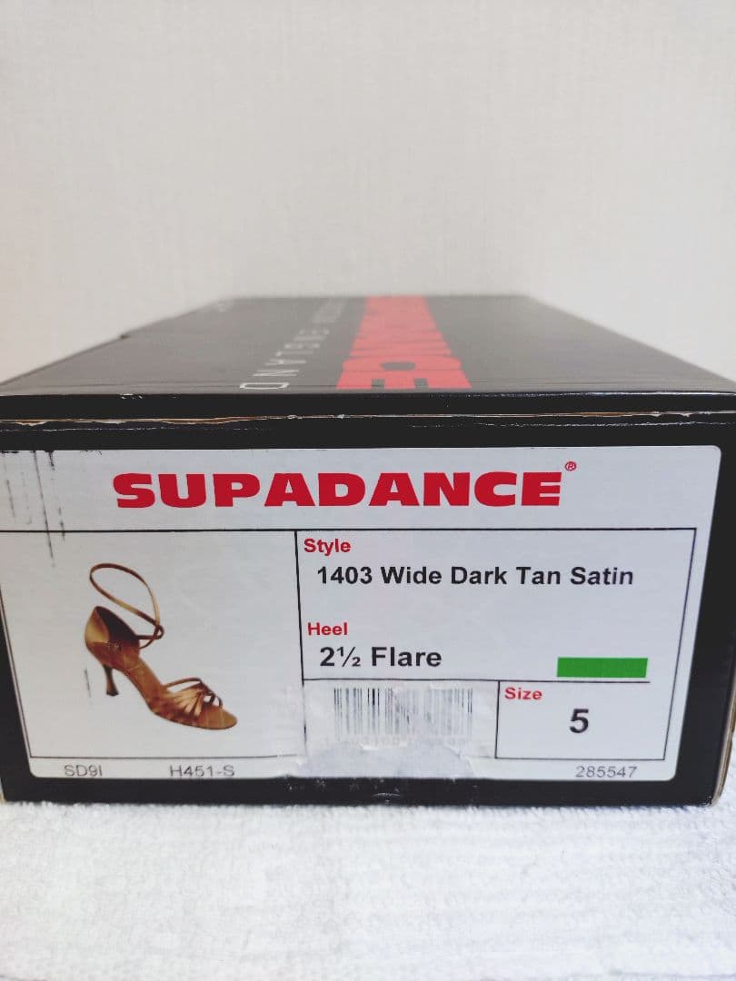 スーパーダンス 1403ワイドサテンラテンシューズ 格安新品美品