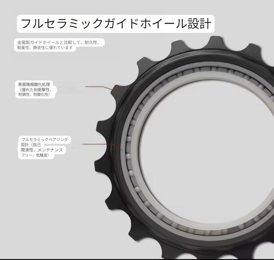 偏心 ビッグ プーリー 18T セラミックベアリング