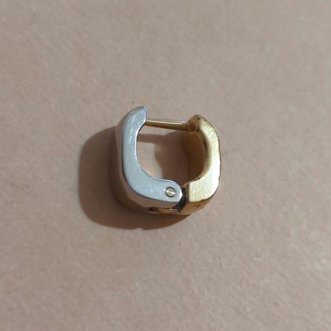 ルイ・ヴィトン メタル ブックレドレイユ・ナノグラム ピアス 片耳