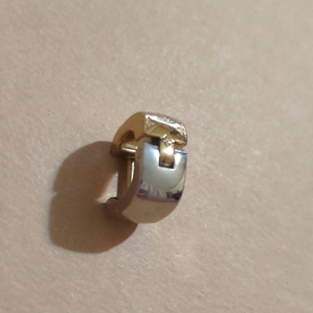 ルイ・ヴィトン メタル ブックレドレイユ・ナノグラム ピアス 片耳