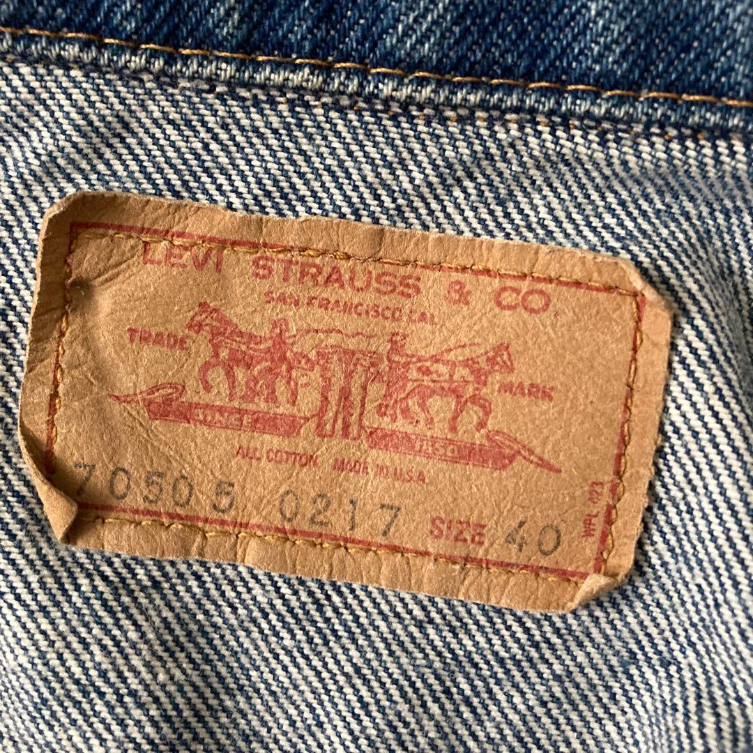 ジャケット・アウター 70s LEVI'S DENIM JACKET 4th 70505-0217