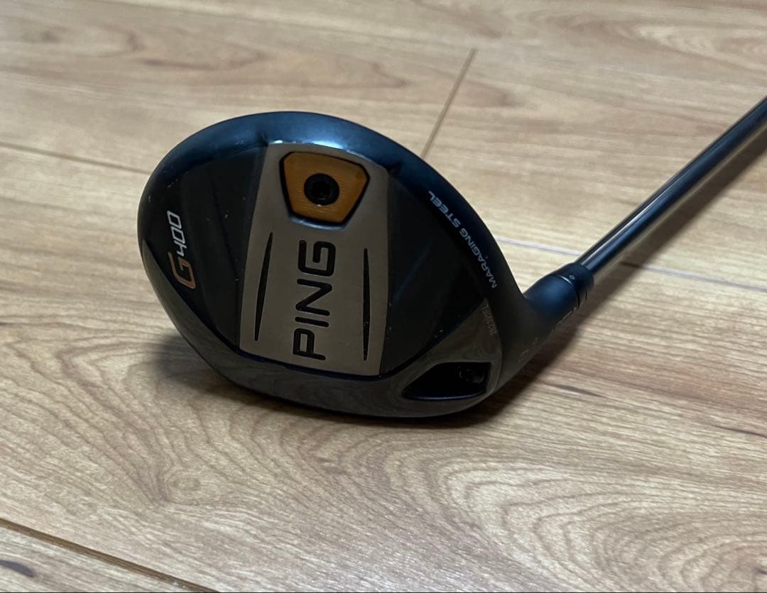 【レフティ・9w・カスタムシャフト】PING G400 9番ウッド23.5°