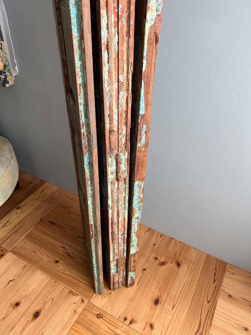 フランスアンティーク 木製 ヴォレー パーテーション 間仕切り 特大 送料込み