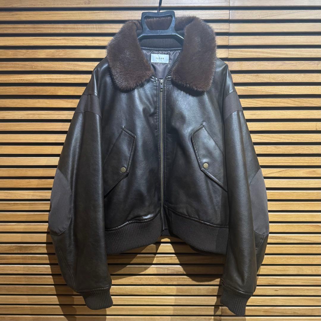 ジャケット・アウター ILEAN 2WAY VOLUME FLIGHT JACKET