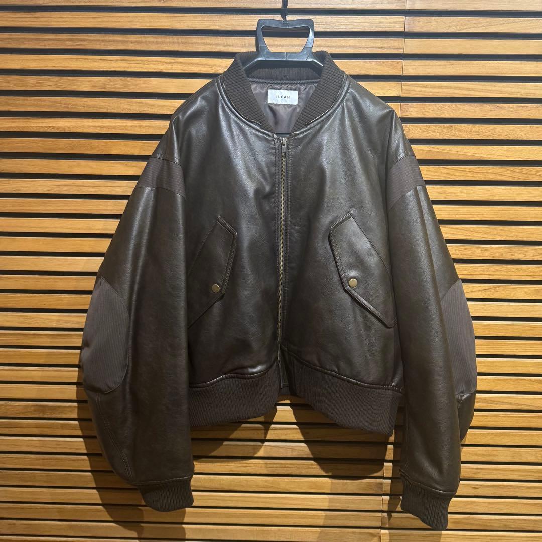 ジャケット・アウター ILEAN 2WAY VOLUME FLIGHT JACKET
