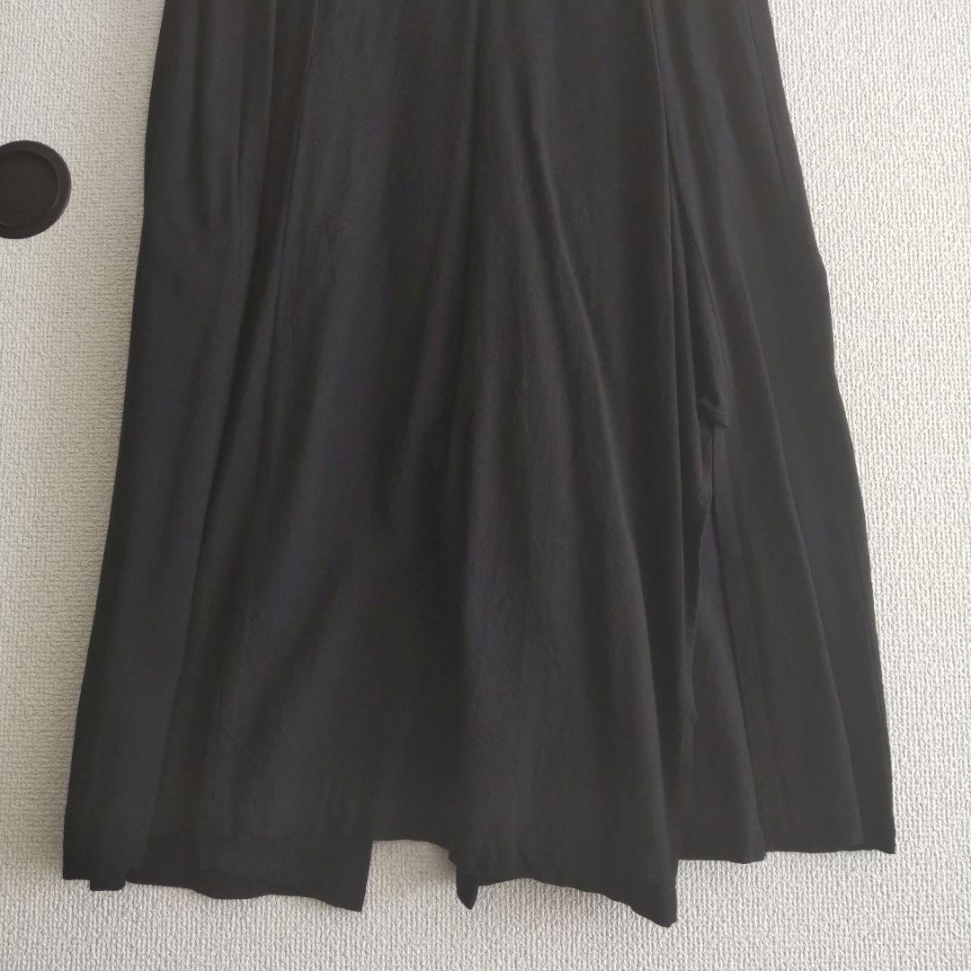 d*3様 ★ヨウジヤマモト ノアール★レーヨン ドレス ワンピース ジレ