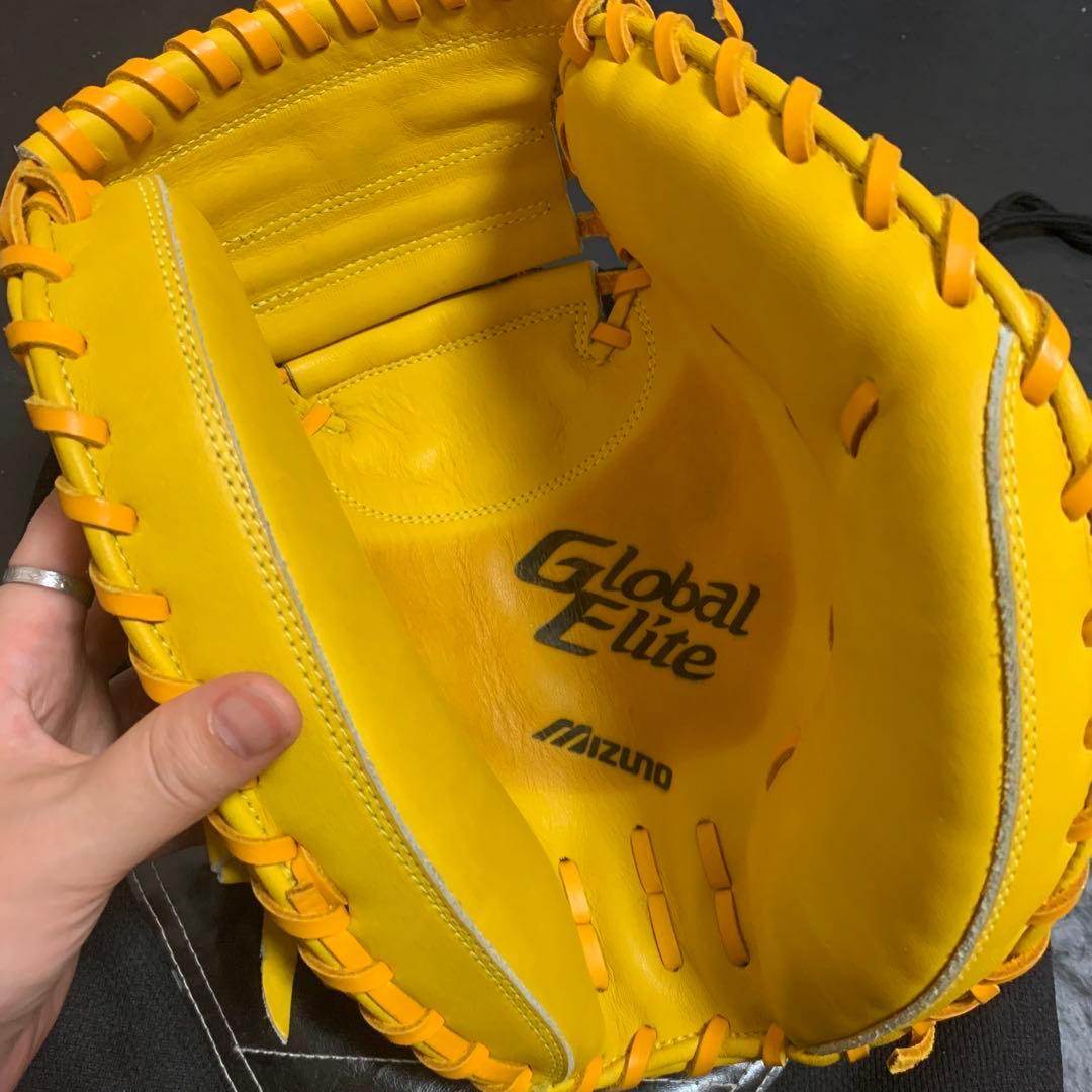 Mizuno Global Elite グローブ イエロー　ダイヤのA 御幸一也
