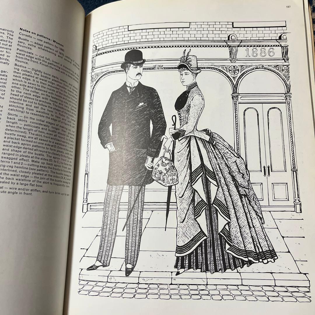 ビクトリアンファッション　パターンブック製図