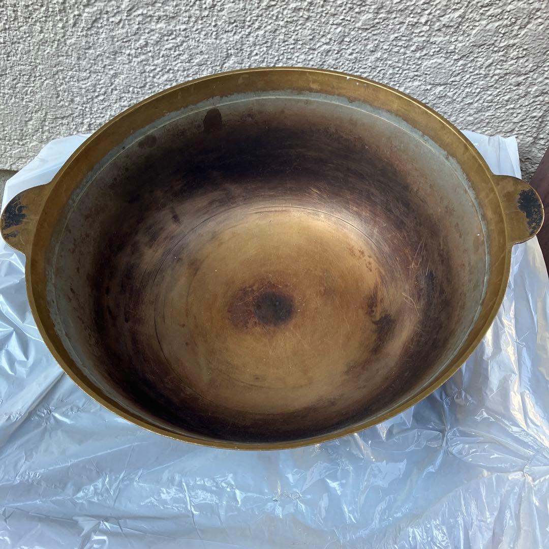 大鍋☆レトロ雑貨☆炊き出し鍋☆