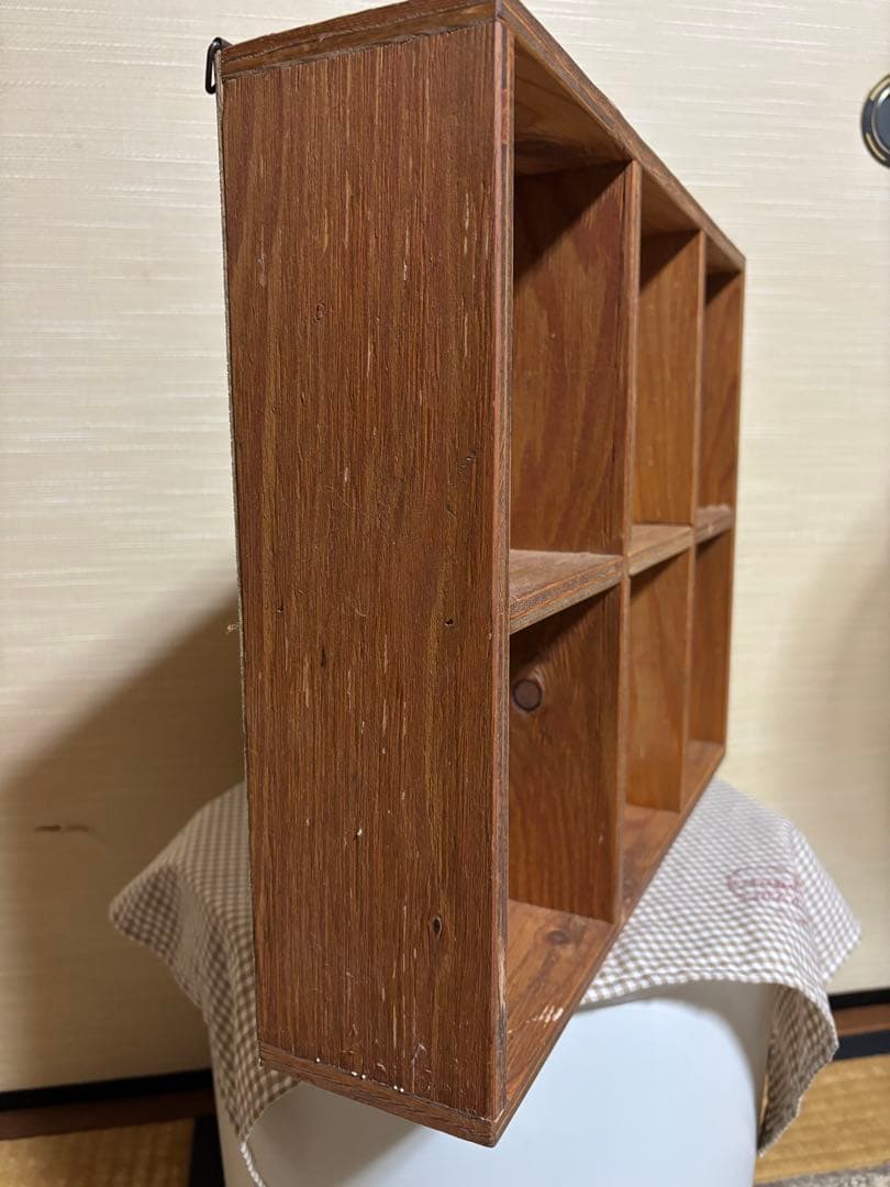 アンファン　麦ステンシルシリーズ飾り棚