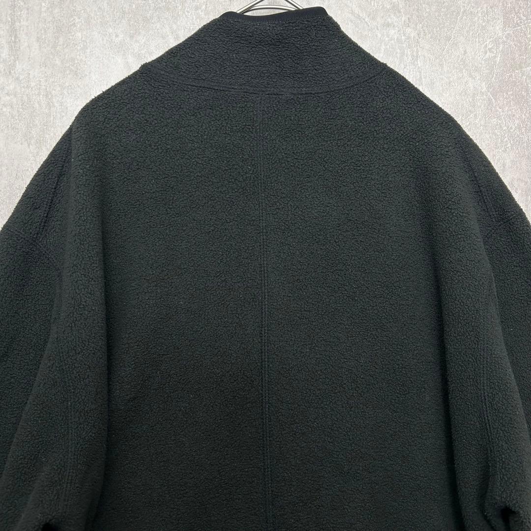 【名作】ポータークラシック フリースガウンコート 黒 S 日本製 紐ベルト付き