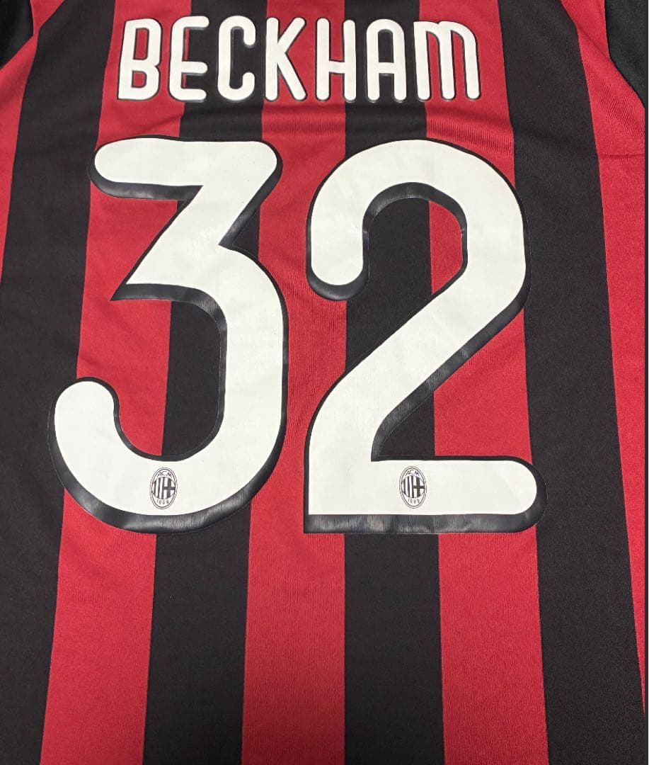 正規品y2k archive acミランベッカムユニフォーム長袖09/10 美品