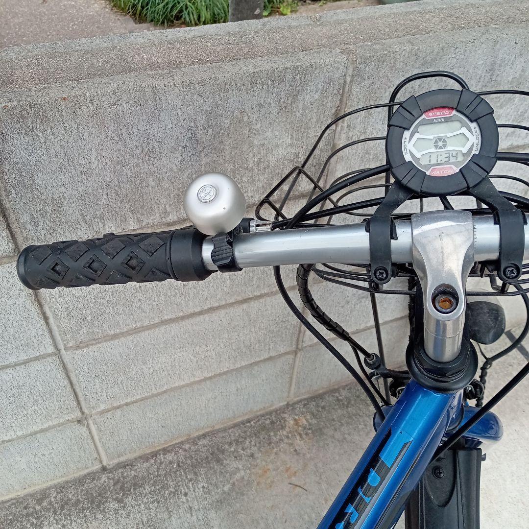 PRIDE キッズサイクル 青26インチ