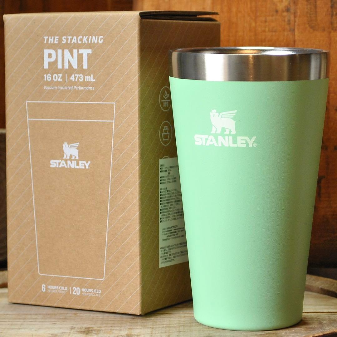 STANLEYスタッキング真空パイント0.47L★2色setフロスト＆ピスタチオ
