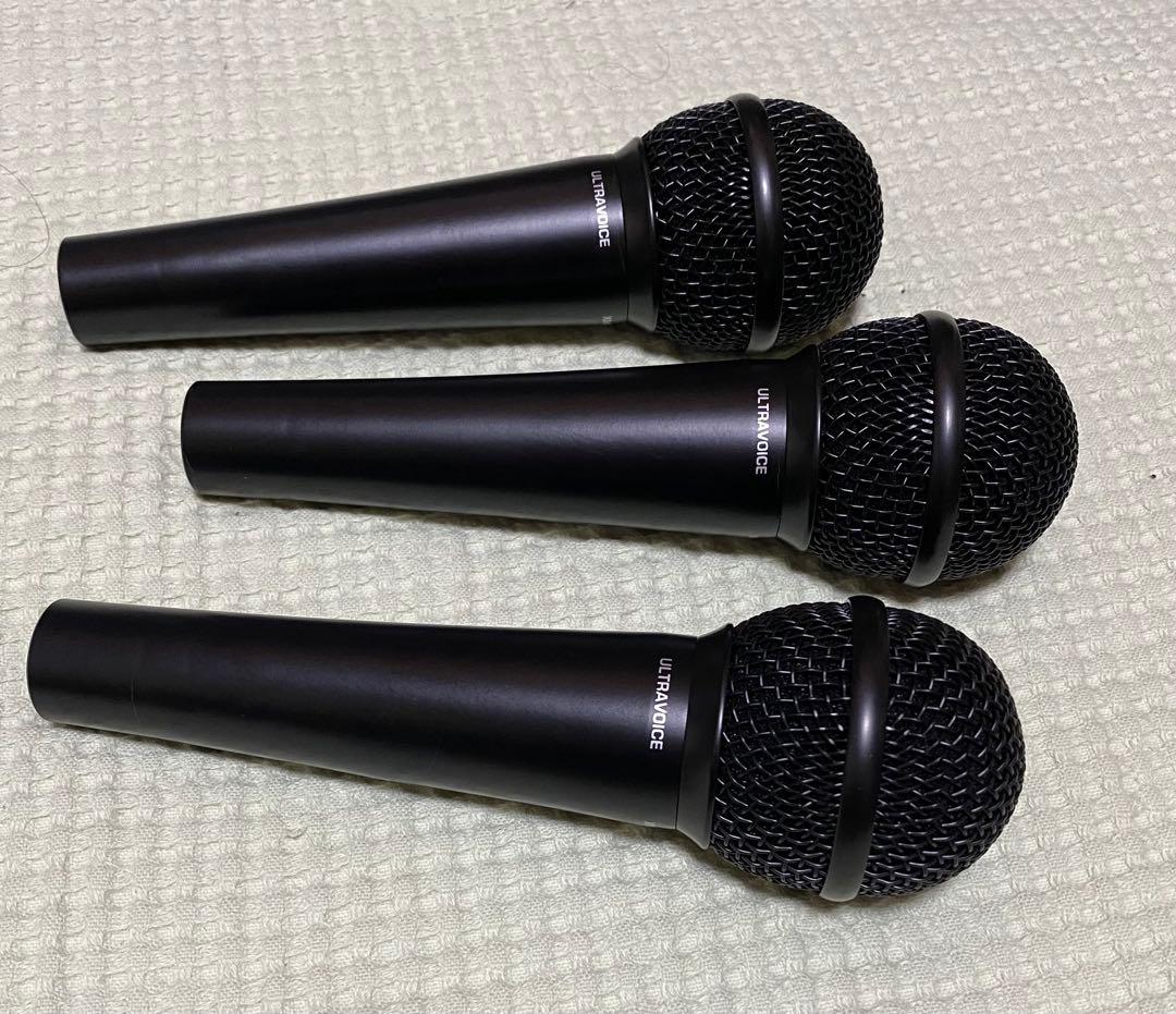 behringer ダイナミックマイク XM1800S 3本 ケーブル等