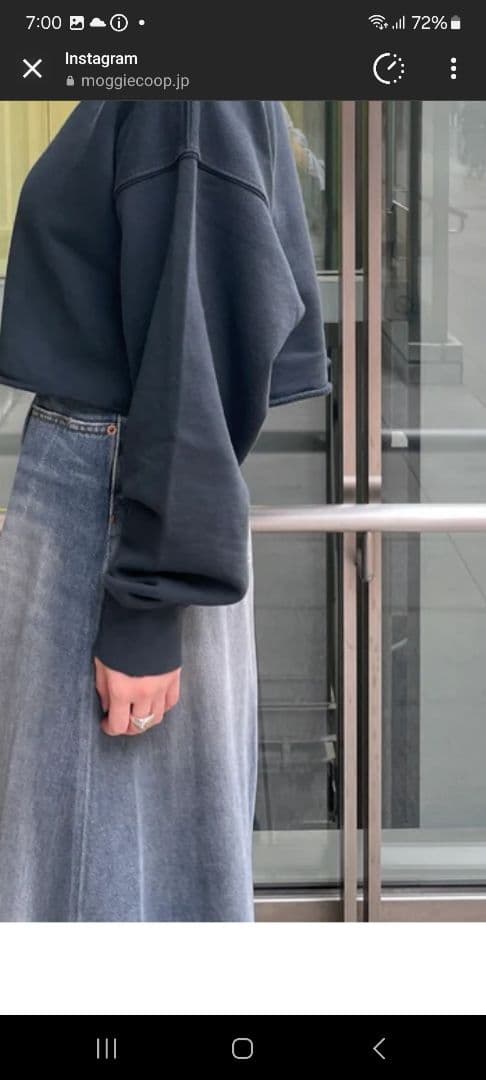 Valentino クロップドパーカー ブラック